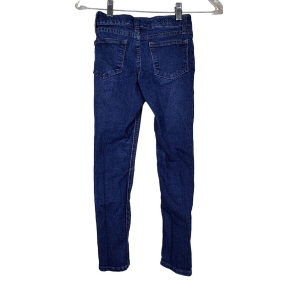 Vigoss The Jagger Skinny Juniors 7 Denim Blue Jeans Low Rise Dark Wash - Picture 3 of 4